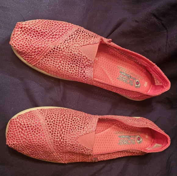 'BOB'S MEMORY FOAM Pink Slip Ons. Size 10 - Picture 1 of 5